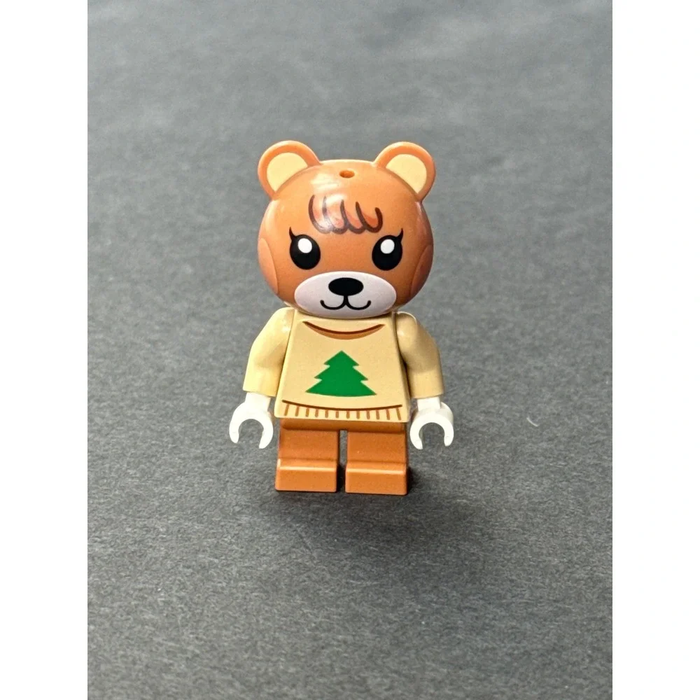 LEGO Animal Crossing Maple Minifigure 77050 Cub Villager Tree Sweater Tan Orange